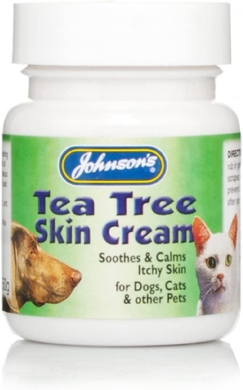 Johnsons Tea Tree Skin Cream For Dogs & Cats