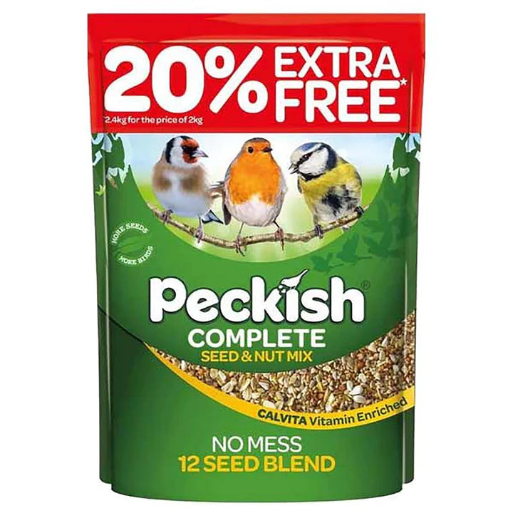 Peckish Complete No Mess Seed & Nut Mix 2kg