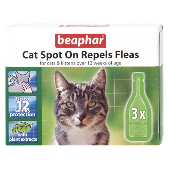 Beaphar Cat Spot On 12 Week Flea Repels