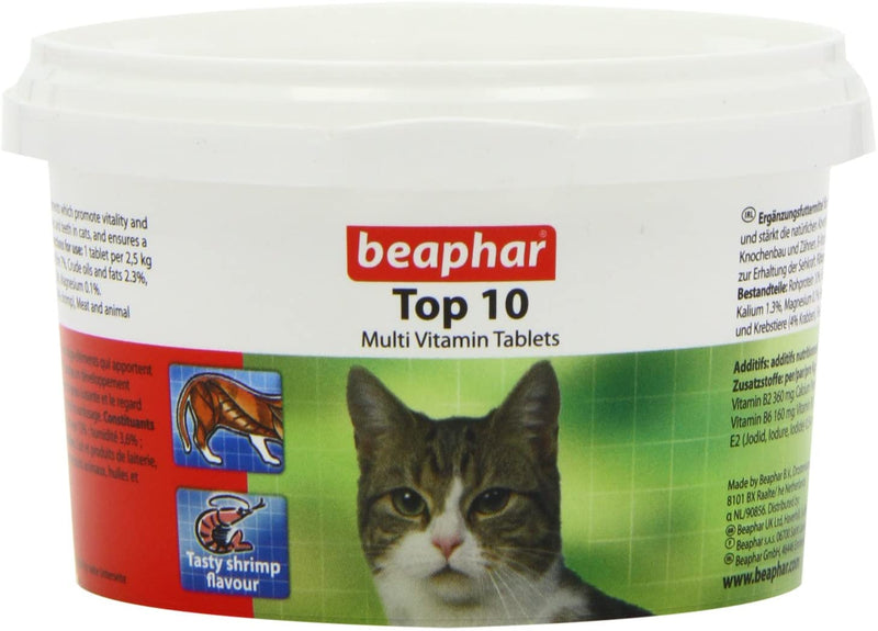 Beaphar Top 10 Multi Vitamin Tablets for Cats