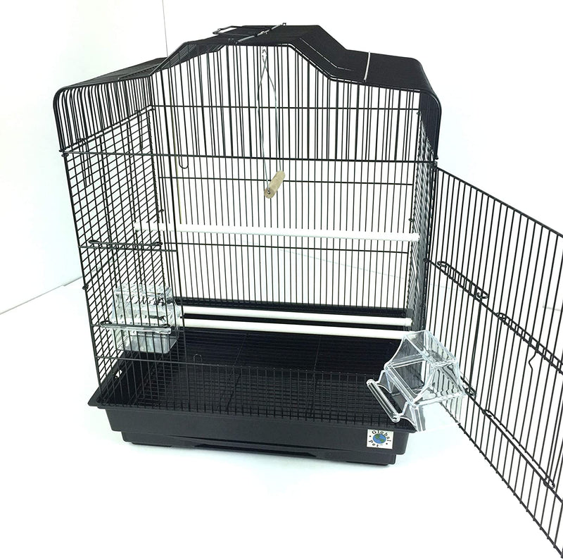 Sarah Large Bird Cage For Budgie & Canary - Black