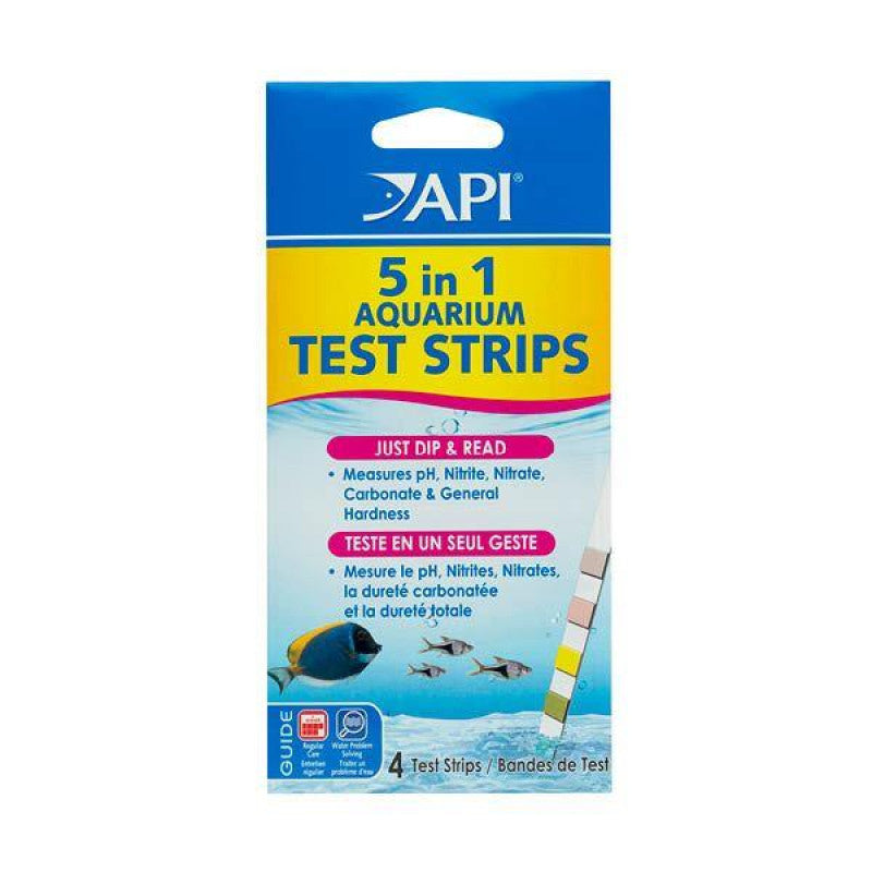 API 5 in 1 Test Strips 4 Pack