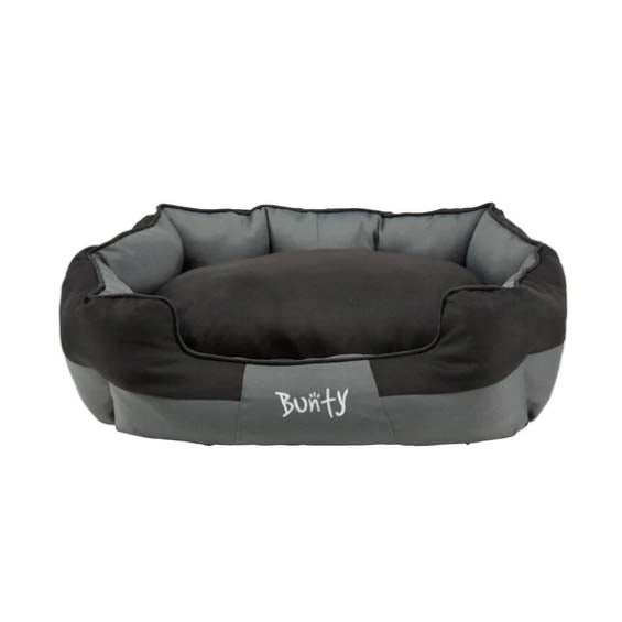 Bunty Anchor Black Waterproof Dog Bed