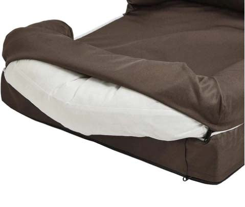 Bunty Cosy Couch Brown Mattress Dog Bed