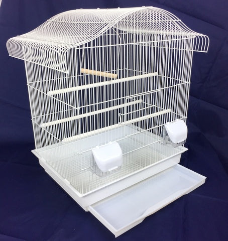 Maxine Large Bird Cage For Budgie & Canary - White