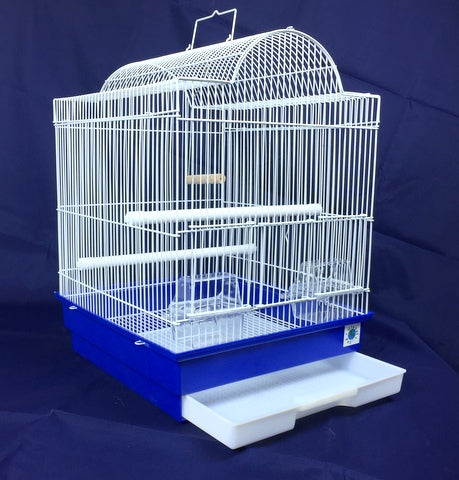 Patti Large Bird Cage For Budgie & Canary - White