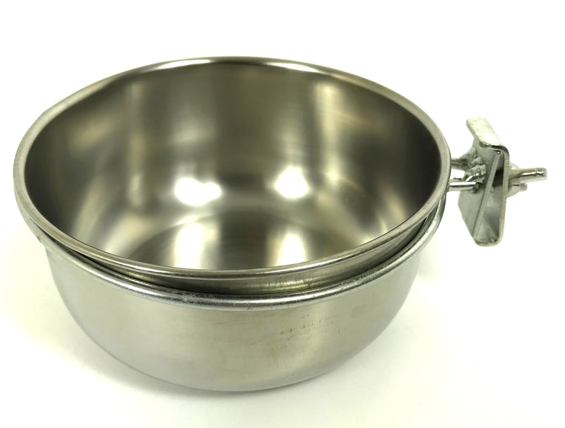 Stainless Steel Feeding Bowls with Holder - 3 Sizes