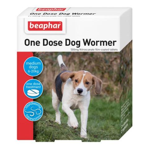 Beaphar Dog Worming Tablets For Medium Dogs