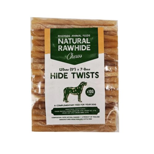 Natural Rawhide Twists (4 Sizes)