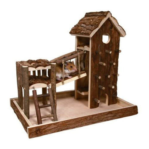 Wooden sales hamster playground