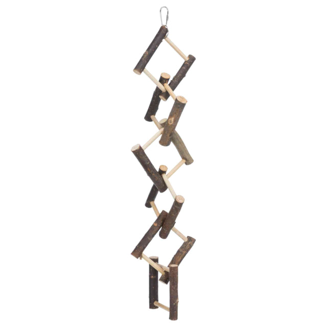 Trixie Wooden Hanging Ladder for Small Birds 58cm 12 rungs