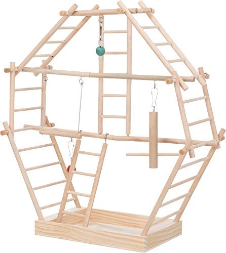 Trixie Wooden Wooden Ladder Bird Playground