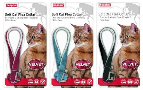 Beaphar Cat Flea Collar With Bell - Velvet-Package Pets
