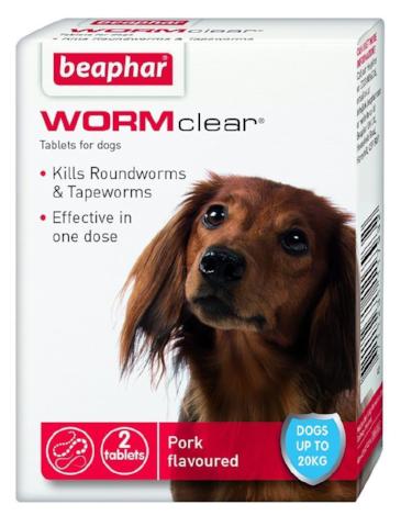 Beaphar WORMclear Worming Tablets For Dogs-Package Pets