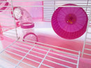 Fantazia 2 Tier Large Glitter Hamster Cage - Pink & Purple-Package Pets