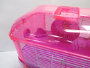 Fantazia 3 Tier Large Glitter Hamster Cage - Pink & Purple-Package Pets