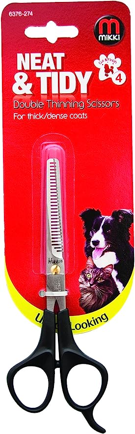 Mikki Classic Double Thinning Scissors for Dogs and Cats