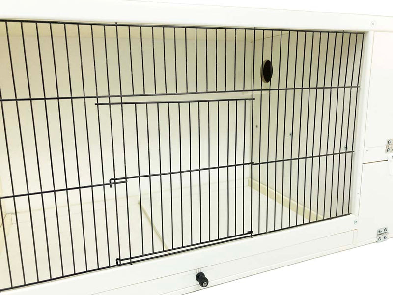 UPVC Plastic Budgie Breeding Cage with Nest Box Door 30" x 14.5" x 16"