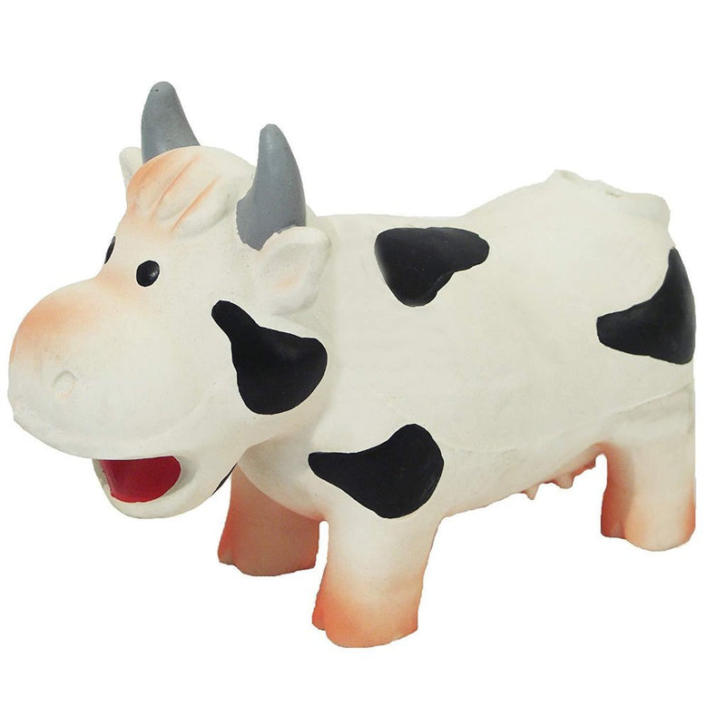Rosewood Grunters Latex Cow Dog Toy-Package Pets