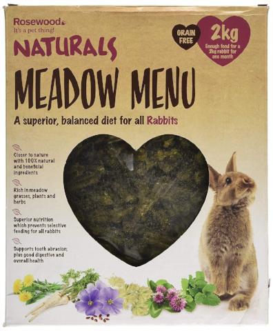 Rosewood Naturals Meadow Menu Rabbit Food - 2 kg-Package Pets