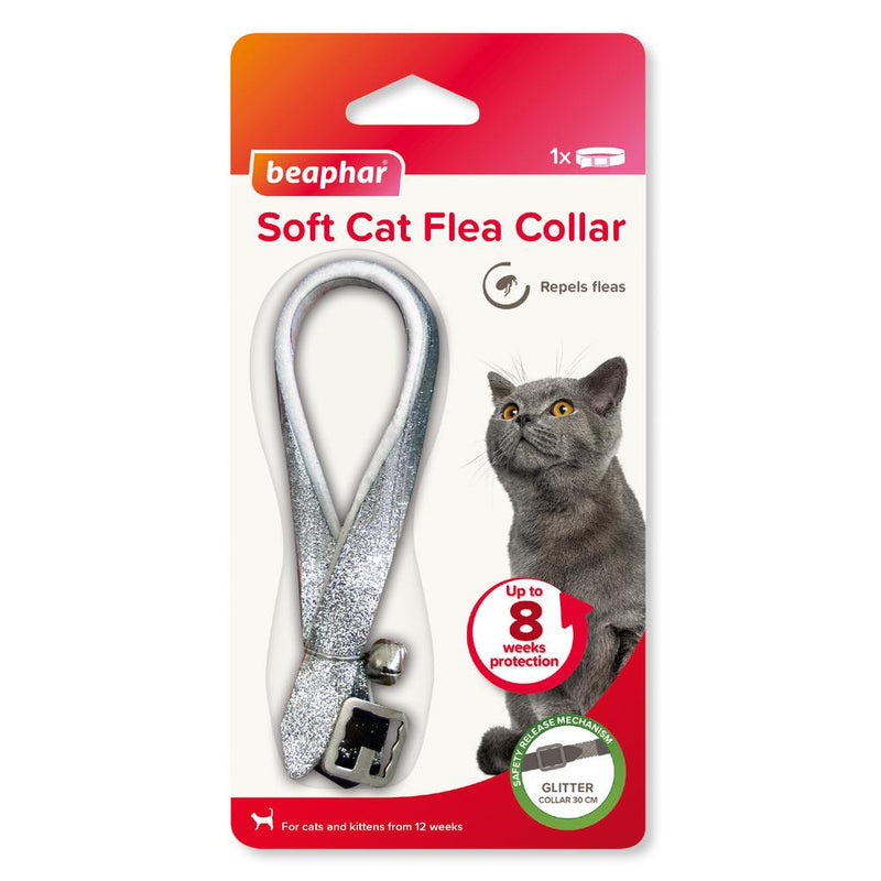 Beaphar Soft Cat Flea Collar With Bell - Glitter