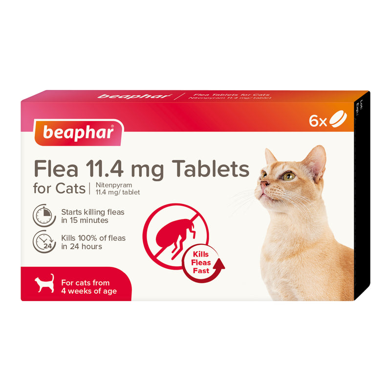 Beaphar Flea Tablets for Cats - 6 Tablets