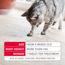 Beaphar Flea Tablets for Cats - 6 Tablets