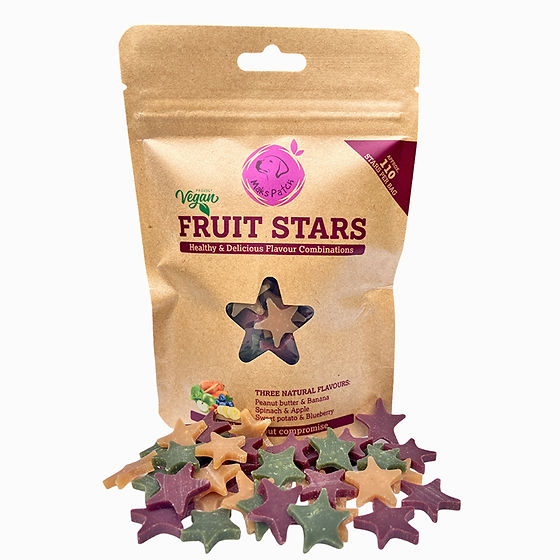 Mak's Patch Fruit Stars Bag of Reward Dog Treats