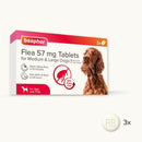 Beaphar Flea Tablets for Medium & Large Dogs