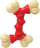 Nylabone Tough Dog Chew Toy Double Bend Bone Medium