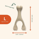 BetterBone Hard Dental Chew Bone Toy for Dogs - Large
