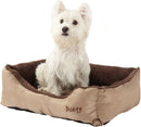 Bunty Deluxe Cream Soft Washable Dog Bed