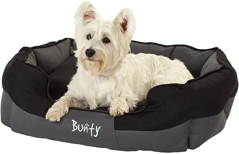 Bunty Anchor Black Waterproof Dog Bed