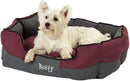 Bunty Anchor Red Waterproof Dog Bed