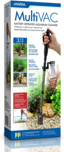 Marina Battery Operated Multivac Aquarium Cleaner