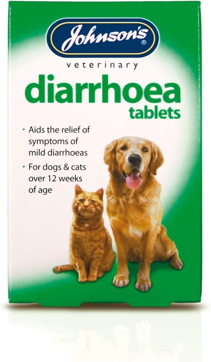 Johnsons Diarrhoea Tablets For Dogs & Cats