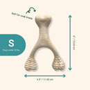 BetterBone Hard Dental Chew Bone Toy for Dogs - Small