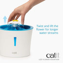 Catit Flower Drinking Fountain with LED Nightlight