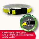 Beaphar Cat Flea Collar With Bell - Reflective Yellow