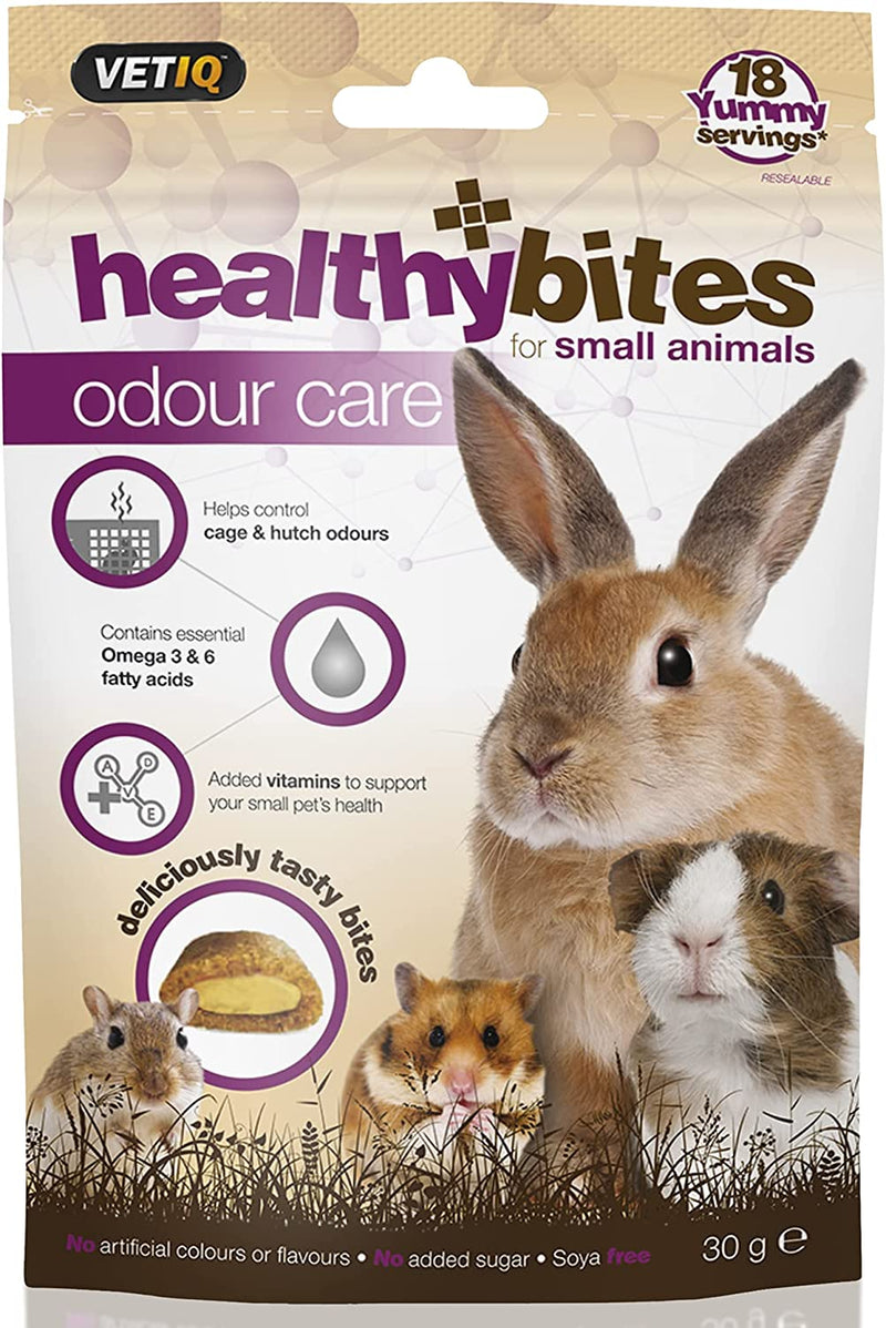 VetIQ Healthy Bites Odour Care Small Animal Treats 30g