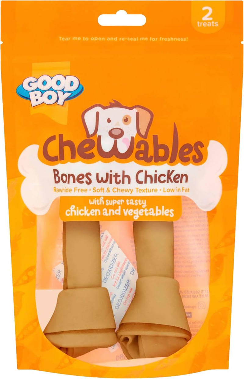 Good Boy Chewables Chicken Medium Bones