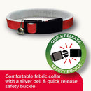 Beaphar Soft Cat Flea Collar With Bell - Velvet