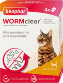 Beaphar WORMclear Cat Worming Tablets - 4 Tablets