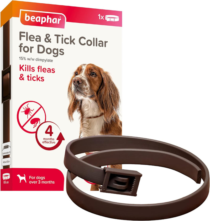 Beaphar Waterproof Plastic Flea Collar For Dogs
