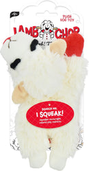 Multipet Lambchop Plush Squeaky Mini Dog Toy