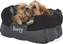 Bunty Anchor Black Waterproof Dog Bed