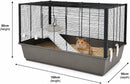 Griege Luxe 2 Large Syrian & Dwarf Hamster Cage 80 x 50 x 50cm