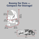 Trixie Dog Foldable Carrying Buggy Pushchair
