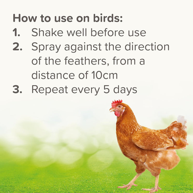Beaphar Mite Blocker Spray for Chickens & Avian Birds 500ml