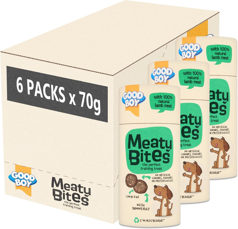 Good Boy Meaty Bites Lamb with Rice Low Fat Dog Treats